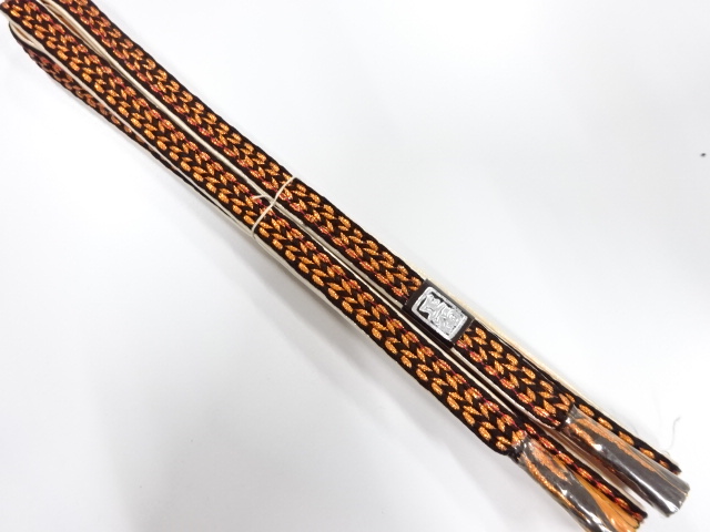 未使用品　正絹　手組帯締め